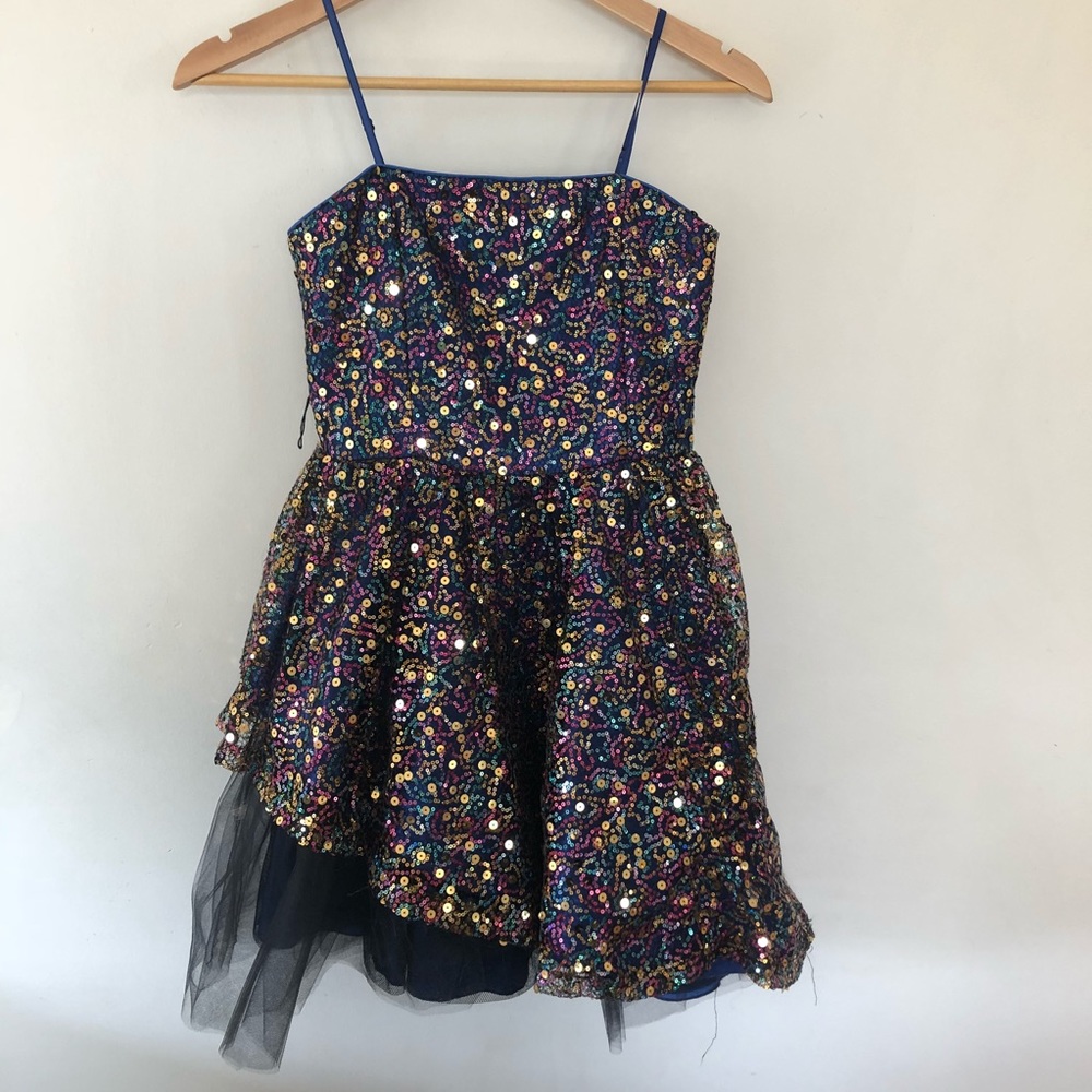 Gently Worn Un Deux Trois Sparkly Party Dress